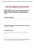 MGSC 291 Applied Statistics Final Exam&comma; Key Concepts University of South&NewLine;Carolina-Columbia &vert; UPDATED Questions with 100&percnt; Correct Answers