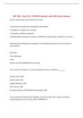 MGT 4923 - Quiz 4 & 5 &vert; UPDATED Questions with 100&percnt; Correct Answers&NewLine;