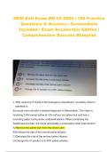HESI Exit Exam RN V2 &lpar;2025&sol;2026&vert; 160&NewLine;Exam Review Questions & Answers &vert;&NewLine;Screenshots Included &vert; Complete&NewLine;Learning Companion &vert; Premium&NewLine;Success Edition