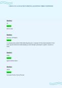 CHSOS ACTUAL EXAM TEST PAPER FULL QUESTIONS CORRECT RESPONSES