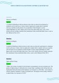 CHSOS COMPLETE EXAM QUESTIONS ANSWERS GUARANTEED PASS