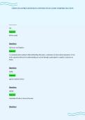 CHSOS EXAM PREP QUESTIONS ANSWERS STUDY GUIDE VERIFIED SOLUTION