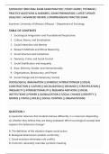 SOCIOLOGY 1000 FINAL EXAM EXAM PRACTICE &vert; STUDY GUIDE &vert; TESTBANK &vert;&NewLine;PRACTICE QUESTIONS & ANSWERS &vert; EXAM PREPARATION &vert; LATEST UPDATE&NewLine;2026&sol;2027 &vert; ADVANCED REVIEW &vert; COMPREHENSIVE PRACTICE EXAM
