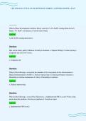 CHT UPDATED ACTUAL EXAM QUESTIONS CORRECT ANSWERS GRADED A PLUS