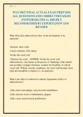 WGU D027 FINAL ACTUAL EXAM PREP 2026&NewLine;ALL QUESTIONS AND CORRECT DETAILED&NewLine;ANSWERS &vert;RATED A&plus; &vert;HIGHLY&NewLine;RECOMMENDED BY EXPERTS &vert;NEW AND&NewLine;REVISED&NewLine;