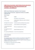 NR507 Final Exam 2026 &sol; NR 507 Week 8 Exam Advanced Pathophysiology Expected Questions and Answers - Chamberlain