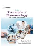 TEST BANK FOR Essentials of Pharmacology for Health Professions 9th Edition by Bruce Colbert &comma; Adam James&comma; Elizabeth Katrancha&period;ISBN&colon;978-8214116069 COMPLETE GUID ALL CHAPTERS COVERED 10&percnt; VERIFIED A&plus; GRADE ASSURED&excl;&excl;&excl;&excl;&excl; NEW LATEST UPDATE&excl;&excl;&excl;&excl;&excl;
