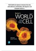 Becker's World of the Cell&comma; 10th Edition &lpar;Hardin&comma; 2026&rpar; Test Bank &vert; Complete Chapters 1&ndash;26 &vert; Verified Questions & Correct Answers &vert; Graded A&plus;