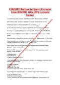 VERIFIED Indiana Auctioneer Licensure Exam 2026 With 100- Accurate Answers&period;