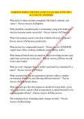 VERIFIED SHRM CERTIFICATION EXAM 2026 WITH 100- ACCURATE ANSWERS&period;
