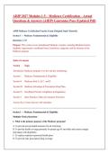 AHIP 2027 Modules 1-5 &ndash; Medicare Certification &ndash; Actual Questions & Answers &lpar;AHIP&rpar; Guarantee Pass &lpar;Updated Pdf&rpar;
