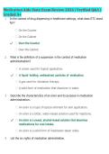 Medication Aide State Exam Review 2026&sol;2027 &vert; Verified Q&A &vert; Latest Update &vert; Graded A&plus;