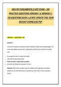 1000&plus; COMPLETE  HESI RN Fundamentals Exit Exam Question Bank &lpar;2026&sol;2027&rpar; &ndash;  Verified Practice Questions&comma; SATA & NGN Case Studies &vert; Safety&comma; Infection Control & Delegation
