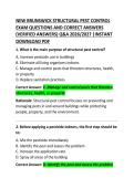 New Brunswick Structural Pest Control Exam Questions and Correct Answers &lpar;Comprehensive Practice Guide&rpar;