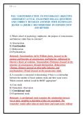 WGU C180 INTRODUCTION TO PSYCHOLOGY OBJECTIVE&NewLine;ASSESSMENT ACTUAL EXAM PREP 2026 ALL QUESTIONS&NewLine;AND CORRECT DETAILED ANSWERS WITH RATIONALES&NewLine;&vert;RATED A&plus; &vert;HIGHLY RECOMMENDED BY EXPERTS &vert;NEW&NewLine;AND REVISED
