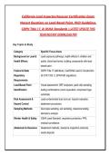 California Lead Inspector&sol;Assessor Certification Exam&colon;&NewLine;Newest Questions on Lead-Based Paint&comma; HUD Guidelines&comma;&NewLine;CDPH Title 17&comma; & OSHA Standards &vert; LATEST UPDATE THIS&NewLine;YEAR INSTANT DOWNLOAD PDF