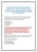 WGU D574 NEUROPSYCHOLOGY OBJECTIVE&NewLine;ASSESSMENT ACTUAL EXAM PREP 2026 ALL&NewLine;QUESTIONS AND CORRECT DETAILED ANSWERS&NewLine;&vert;RATED A&plus; &vert;HIGHLY RECOMMENDED BY EXPERTS&NewLine;&vert;NEW AND REVISED