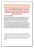 ATI RN Concept-Based Assessment Level 2 Proctored&NewLine;Exam &ndash; Newest 2026&sol;2027 Actual Exam Test Bank &vert;&NewLine;Questions and 100&percnt; Correct Detailed Answers with&NewLine;Rationales &vert; Already Graded A&plus; Premium Resource &vert;&NewLine;Latest Verified Version