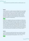 CIC EXAM REVIEW SOLVED QUESTIONS COMPLETE ANSWERS GRADED A PLUS