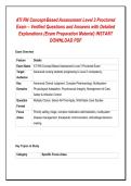 ATI RN Concept-Based Assessment Level 3 Proctored&NewLine;Exam &ndash; Verified Questions and Answers with Detailed&NewLine;Explanations &lpar;Exam Preparation Material&rpar; INSTANT&NewLine;DOWNLOAD PDF
