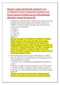 Phoenix Commercial Pesticide Applicator Core &NewLine;Certification Practice Examination Questions And &NewLine;Correct Answers &lpar;Verified Answers&rpar; Plus Rationale &NewLine;2026 Q&A&vert; Instant Download Pdf 