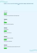 CIDESCO ACTUAL EXAM TEST PAPER FULL QUESTIONS CORRECT RESPONSES FORM&NewLine;TWO