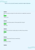 CIDESCO ACTUAL EXAM TEST PAPER FULL QUESTIONS CORRECT RESPONSES