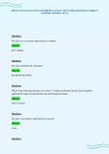 CIDESCO EXAM ADVANCED AESTHETICS ACTUAL TEST PAPER QUESTIONS CORRECT&NewLine;ANSWERS GRADED A PLUS