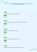 CIDESCO EXAM ADVANCED AESTHETICS CERTIFICATION EVALUATION TESTED&NewLine;QUESTIONS FULL SOLUTION GUIDE