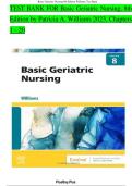 Test Bank for Basic Geriatric Nursing