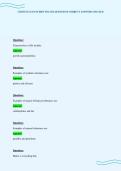 CIDESCO EXAM SCRIPT SOLVED QUESTIONS CORRECT ANSWERS UPDATED