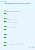 CIDESCO EXAM STUDY SHEET COMPLETE QUESTIONS ACCURATE SOLUTIONS