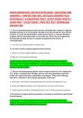 NAMS MENOPAUSE CERTIFICATION EXAM&ndash; QUESTIONS AND &NewLine;ANSWERS &vert; VERIFIED AND WELL DETAILED ANSWERS PLUS &NewLine;RATIONALES &vert; GUARANTEED PASS &vert; LATEST EXAM UPDATE &vert; &NewLine;EXAM PREP &vert; STUDY GUIDE &vert; PRACTICE TEST&vert; DOWNLOAD &NewLine;INSTANT PDF 