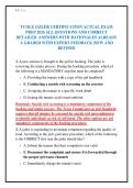 TCOLE JAILER CERTIFICATION ACTUAL EXAM&NewLine;PREP 2026 ALL QUESTIONS AND CORRECT&NewLine;DETAILED ANSWERS WITH RATIONALES ALREADY&NewLine;A GRADED WITH EXPERT FEEDBACK &vert;NEW AND&NewLine;REVISED