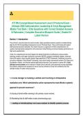 ATI RN Concept-Based Assessment Levels 2&ndash;4 Practice Test Bank &lpar;2026&sol;2027&rpar; &ndash; 1800&plus; Verified Proctored Questions&comma; NGN Clinical Judgment & Rationales &vert; Level 2&comma; Level 3 & Level 4 Complete Review