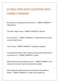 KY SRNA STATE EXAM QUESTIONS WITH CORRECT ANSWERS 