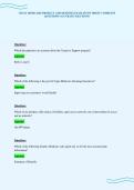 CIGNA MEDICARE PRODUCT AND BENEFITS EXAM STUDY SHEET COMPLETE&NewLine;QUESTIONS ACCURATE SOLUTIONS