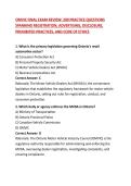 OMVIC FINAL EXAM REVIEW&colon; 200 PRACTICE QUESTIONS SPANNING REGISTRATION&comma; ADVERTISING&comma; DISCLOSURE&comma; PROHIBITED PRACTICES&comma; AND CODE OF ETHICS