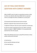 ACE GFI FINAL EXAM REVIEW QUESTIONS WITH CORRECT ANSWERS