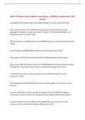 MSN 570 Advance Patho Midterm Study Guide &vert; UPDATED Questions with 100&percnt; Answers