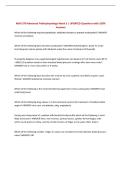MSN 570 Advanced Pathophysiology Week 3 &vert; UPDATED Questions with 100&percnt; Answers
