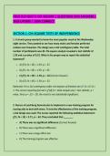 EDUC 812 QUIZ 5&colon; CHI-SQUARE &vert; QUESTIONS AND ANSWERS &vert; &NewLine;2026 UPDATE &vert; 100&percnt; CORRECT&period; 