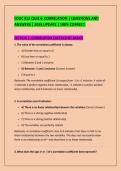 EDUC 812 QUIZ 6&colon; CORRELATION &vert; QUESTIONS AND &NewLine;ANSWERS &vert; 2026 UPDATE &vert; 100&percnt; CORRECT&period;