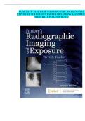 TEST BANK for Fauber&rsquo;s Radiographic Imaging & Exposure &lpar;7th Edition&rpar; &vert; Latest Update 2025&sol;2026 &vert; Verified Radiography Resource