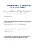 ATI Fundamentals CMS 2023 Questions And Correct Answers Graded A&plus;