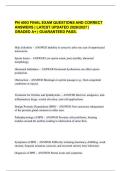 PN 4003 FINAL EXAM QUESTIONS AND CORRECT&NewLine;ANSWERS &vert; LATEST UPDATED 2026&sol;2027 &vert;&NewLine;GRADED A&plus; &vert; GUARANTEED PASS&period;