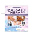 TEST BANK FOR Massage Therapy&colon; Principles and Practice 8th Edition by Susan G&period; Salvo&period;ISBN&colon;978-0443379628 COMPLETE GUIDE ALL CHAPTERS COVERED 100&percnt; VERIFIED A&plus; GRADE ASSURED&excl;&excl;&excl;&excl;&excl; NEW LATEST UPDATE&excl;&excl;&excl;&excl;&excl;