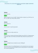 CINTAS SSR ACTUAL EXAM TEST PAPER FULL QUESTIONS CORRECT RESPONSES&NewLine;FORM TWO