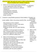 FTCE K-6 Math Test with all Correct & 100&percnt; Verified Answers &vert;Actual Complete Exam &vert;Already Graded A&plus;