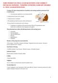 AORN Periop 101 Exam Bundle &vert; 3 Complete Exam Reviews &vert; Verified Questions and Answers